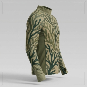 Chemise de pêche tendance pour homme à manches longues, séchage rapide, UPF 50, imprimée par sublimation, avec capuche et trous pour les pouces, 100 % polyester - Product Image 4