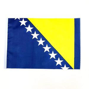 Ruiyuan/68D poliéster Bosnia y alegría mano personalizado al aire libre las elecciones para desfile deportes banderas - Product Image 2