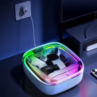 Boîtier de charge et de stockage, station de charge pour lunettes VR Meta Quest 3/3S, contrôleur, absorption magnétique, boîte de charge, base de charge