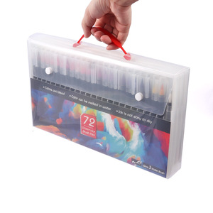FOSKA Drawing <strong>Pen</strong> Set Art Supplies <strong>Watercolour</strong> Brush <strong>Pens</strong> for Adult Colouring Painting Lettering with Easy-carry Case Packing - Product Image 6