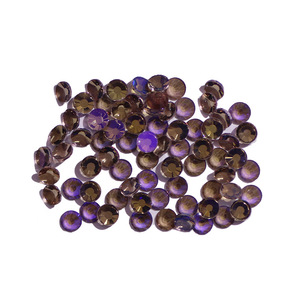 Nouveauté très vendue : Cristal de verre rond chaud Elf Aurora à fond plat pour nail art coloré, autocollant pour ongles DIY, strass - Product Image 5
