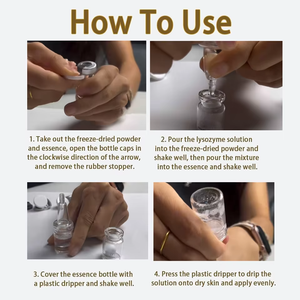 Suero Facial <span class=keywords><strong>Liofilizado</strong></span> con Ácido Hialurónico Antiarrugas, 90 ml, Antienvejecimiento, Aclara Manchas Oscuras en la Piel, Disponible en Stock - Product Image 3