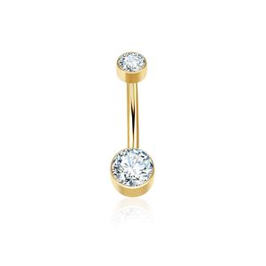 Bijoux de piercing en titane G23, anneau de nombril hypoallergénique, bijoux de corps personnalisés en titane G23, zircon mignon, bijoux de mariage - Product Image 4