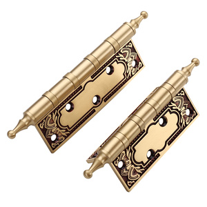 Chất lượng cao <span class=keywords><strong>Antique</strong></span> Brass cửa bản lề phong cách Châu Âu cửa bản lề với vít cho nội thất cửa - Product Image 4