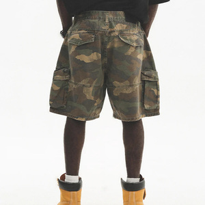 <span class=keywords><strong>Disai</strong></span> Oem Manufacturer 100% algodón en blanco Jorts Baggy Denim Jean Shorts Fabricación Camuflaje Multi Pocket Work Cargo Shorts - Product Image 4