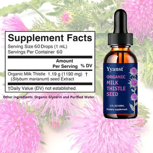 Premium Private Label milk thistle Drop <b>Drink</b> Boost Immunity Detoxification Promotes Liver health Function - Product Image 2