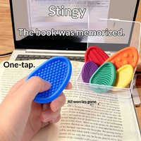 Jouets sensoriels en silicone unisexe pour les examens - Soulagement du stress pour les enfants, les jeunes atteints de TDAH, âgés de 7 à 35 ans, modèle SZX-6GGS