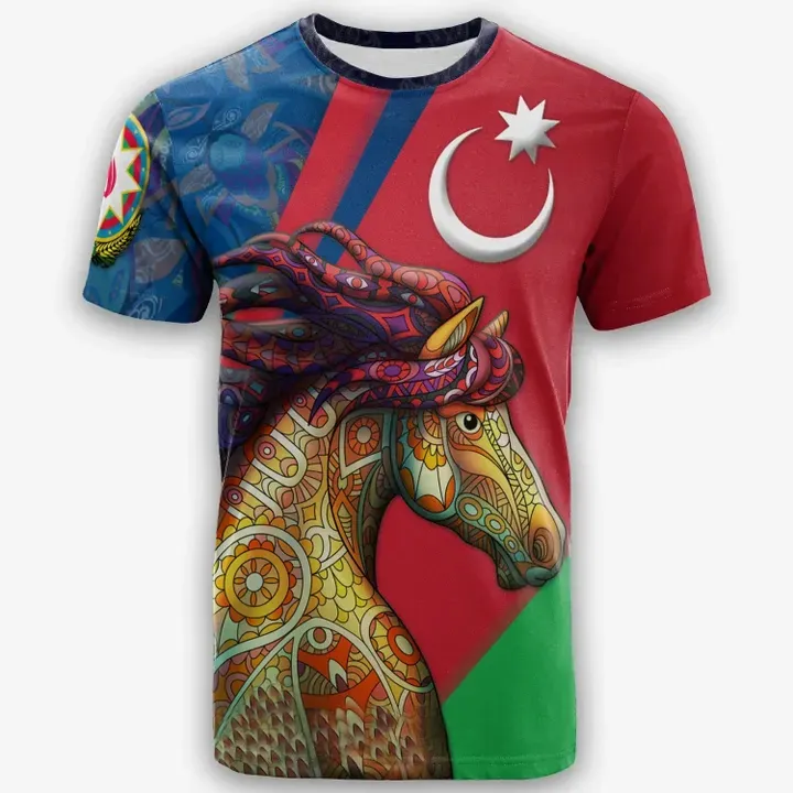 Azerbaijan Pride And Heritage Men's Shirts 3D Printed Azerbaijani Happy Independence Day T Shirt For Men Clothing Manufacturers