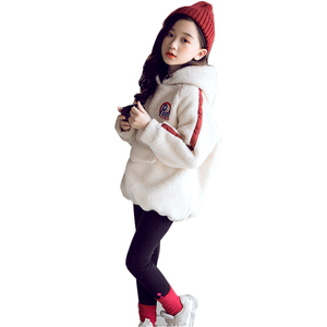 Ropa Infantil al por Mayor Hecha en Corea, Sudaderas con Capucha Largas y Lisas de Estilo Informal - Product Image 1