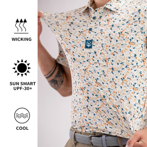 Polo da Golf per Uomo di Alta Qualità con Stampa Sublimatica Integrale e <span class=keywords><strong>Logo</strong></span> Personalizzato - Product Image 3
