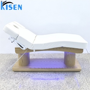 KISEN Beauty Salon Beauty <b>Bed</b> Electric Adjustable Height <b>Lash</b> Facial Head Spa <b>Bed</b> Beauty With 4 Motors Spa Chair Massage <b>Bed</b> - Product Image 3