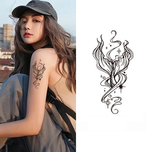 Herbal Temporary <b>Tattoo</b> Sticker Waterproof Sweat Resistant Semi Permanent <b>Paper</b> Decal for Male Female Body Art Professional Use - Product Image 3
