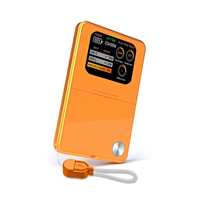 Batterie externe magnétique 10000 mAh ultra-mince avec écran TFT, recharge rapide sans fil pratique, clip dorsal pour batterie externe mobile