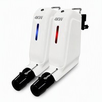 Moteur hors-bord électrique à propulseur distribué LSJ-T200 4KW, installation rapide, régulateur de vitesse, alarme de batterie, utilisation de sauvetage
