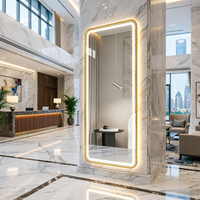 Miroir LED Infinity de Haute Qualité, Effet OEM, Art Mural, Changement de Couleur, Télécommande, Décoration Moderne pour Salle de Jeu et Maison, CE
