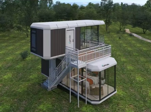 Casa Modular Prefabricada Tipo Cápsula Espacial para Exteriores, Casa Móvil, Cabaña Tipo Apple para Zonas Turísticas, Caseta de Vigilancia, Puesto de Venta Moderno - Product Image 2