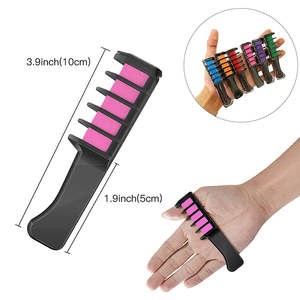 Juego de Tinte Temporal para el Cabello al por Mayor, <span class=keywords><strong>Crema</strong></span> y Peine para Tinte de Tiza, 10 Colores, Resistente al Agua y al Calor, para Pintar el Cuerpo de los Niños - Product Image 6