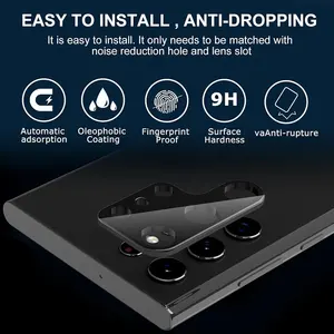 Protezione completa della fotocamera per <span class=keywords><strong>Samsung</strong></span> <span class=keywords><strong>Galaxy</strong></span> S25 S24 S23 Ultra S22 <span class=keywords><strong>S21</strong></span> Plus pellicola per fotocamere <span class=keywords><strong>Samsung</strong></span> S25 vetro - Product Image 2