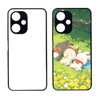 Étui de téléphone personnalisé en TPU+PC avec motif sublimé pour Redmi13C, étui de téléphone pour sublimation