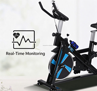 Vélo de spinning directement de l'usine, vélo d'exercice stationnaire silencieux, équipement de fitness à domicile pour la perte de poids