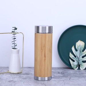 Nuevos frascos de vacío Termos Thermos Botella de agua digital Pantalla Termo Bambu - Product Image 4