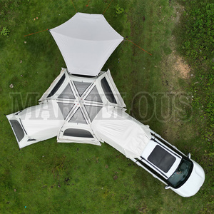 <span class=keywords><strong>Tente</strong></span> de <span class=keywords><strong>camping</strong></span> familiale grande et connectable, très vendue. Dôme géodésique de 460 cm <span class=keywords><strong>avec</strong></span> conception de <span class=keywords><strong>tente</strong></span> modulaire à 5 chambres - Product Image 2
