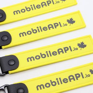 Étiquettes de bagages personnalisées en gros avec logo, porte-clés tissés personnalisés pour les cadeaux promotionnels d'entreprises de technologie - Product Image 3
