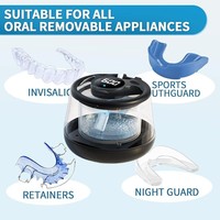 30 Comprimés Nettoyants Effervescents à Ultrasons pour Appareils Dentaires, Gouttières de Nuit, Gouttières Orthodontiques et Aligners