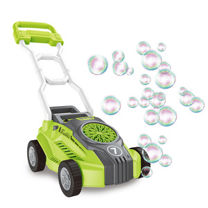 New Large Automatic Light Bubble Machine Hand-Operated Electric <strong>Lawn</strong> <strong>Mower</strong> <strong>Toy</strong> Made of Durable Plastic - Product Image 6