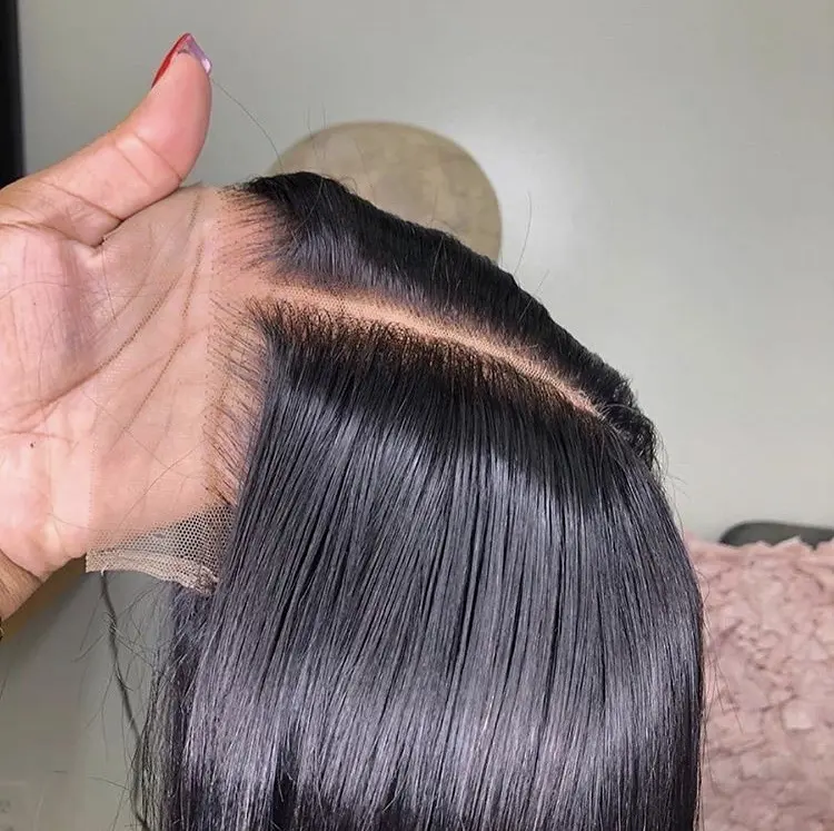 4x4 5x5 Swiss Scalp Hd Lace Closure And Frontal Cuticle Aligned Transparent Frontal Closure Human Hair Remy Closure And Frontal