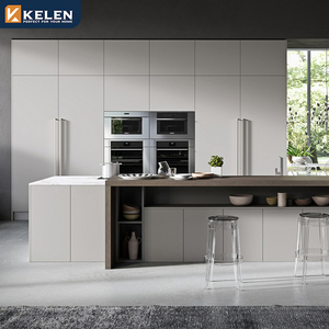 ตู้ห้องครัวแบบโมดูลาร์เฟอร์นิเจอร์ห้องครัวสีดำทันสมัยทำจากจีน2024 kelen - Product Image 1