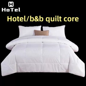 Piumino Imbottito in Cotone e Poliestere Bianco Puro, Anti-piuma, per Quattro Stagioni, per Hotel e B&B - Product Image 3