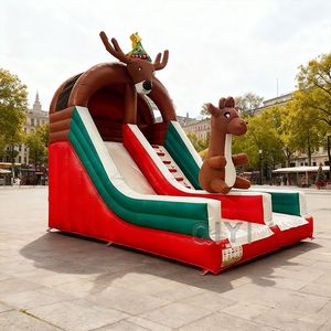 Casa de Juegos Inflable de PVC con Tobogán y Soplador, Castillo Inflable para Niños - Product Image 1