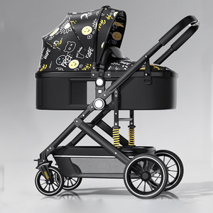 0-3 साल की उम्र के लिए 2025 नई लाइट फोल्डेबल एक बटन बेबी स्टलर कार्ट बैठे और झूठ बोल सकते हैं - Product Image 2