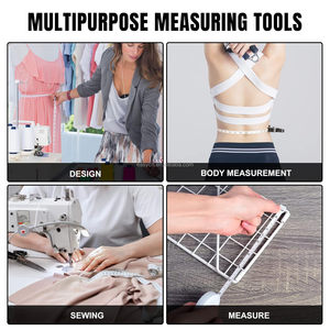 محمولة مثالية قياس شريط الجسم القابل للسحب لقياس الخصر والذراع - Product Image 6