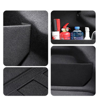 Plaque de séparation anti-vibration pour coffre de Model 3 Y, modèle rafraîchi, avec matériaux et couleurs personnalisables pour un rangement optimisé