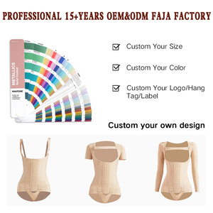 Post Surgical Op Lipo Zipper Crotch High Compression <strong>Tummy</strong> <strong>Tucker</strong> Stage 1 Butt Lifter Fajas Colombianas <strong>Shapewear</strong> for Women - Product Image 6