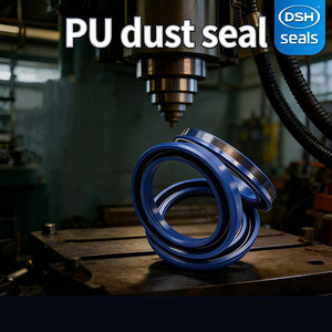 Joint d'étanchéité anti-poussière en PU haute résistance pour vérin hydraulique d'excavatrice, joint d'huile haute pression résistant à l'usure, joint mécanique sur mesure - Product Image 1