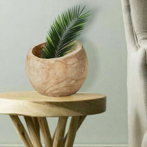 Paulownia-jarrón <span class=keywords><strong>de</strong></span> madera hecho a mano para decoración del hogar, <span class=keywords><strong>centro</strong></span> <span class=keywords><strong>de</strong></span> <span class=keywords><strong>mesa</strong></span> para fiestas, boda, arreglos florales - Product Image 5