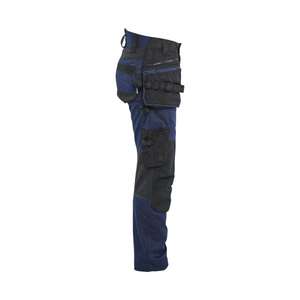 BLAKLADER - 717011498699D22 Pantalones artesanos de mujer en elástico de 2 vías Azul marino oscuro/Negro-PANTALÓN DE TRABAJO EAN 7330509952429 - Product Image 5