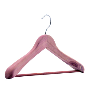 Appendiabiti in Legno di Cedro Rosso Americano Personalizzabili con Logo, a Livello Singolo, Repellenti per Tarme, per Armadi e Guardaroba - Product Image 3