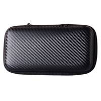 Cartera de PU unisex con cierre de cremallera, bolsa impermeable corta de alta capacidad para tarjetas bancarias, tarjetas de identidad, protección EVA