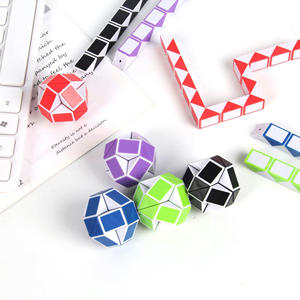 2025 Wholesale Speed Cube Snake Ruler 24 Wedges Twist Puzzle Game for <strong>Children</strong> Funny Anti-stress Hand Toys - Product Image 6