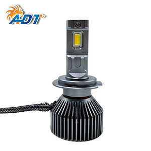 Ampoule de phare LED H7 68W réglable bicolore avec contrôle par application 3000K-8000K 5500LM, pour feux de brouillard - Product Image 3