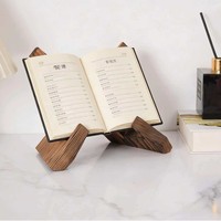 Support de livre de cuisine pliable en bois rustique en forme de X, montage facile, présentoir multifonctionnel pour tablette/menu pour la cuisine