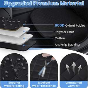 Funda impermeable <span class=keywords><strong>para</strong></span> asiento delantero de <span class=keywords><strong>coche</strong></span> de perro mascota con anclas, respaldo de red antideslizante, funda <span class=keywords><strong>para</strong></span> asiento de <span class=keywords><strong>coche</strong></span> de perro a prueba de arañazos, funda <span class=keywords><strong>para</strong></span> asiento delantero de Mascota - Product Image 5