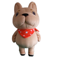 Costume gonflable de mascotte fabricant costume gonflable de chien adulte dessin animé costume gonflable grandeur nature de chien