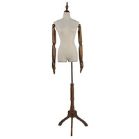 Mannequin femme ajustable en mousse PU pour présentation de vêtements, buste de couture économique