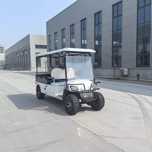 Chariot de golf électrique 2 places le plus vendu avec benne de chargement – Véhicule utilitaire électrique pour le transport de marchandises - Product Image 1