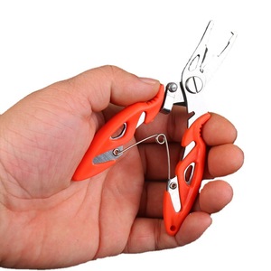 Mini pince à leurres multifonctionnelle à bec courbé, outil de pêche durable pour la pêche - Product Image 2
